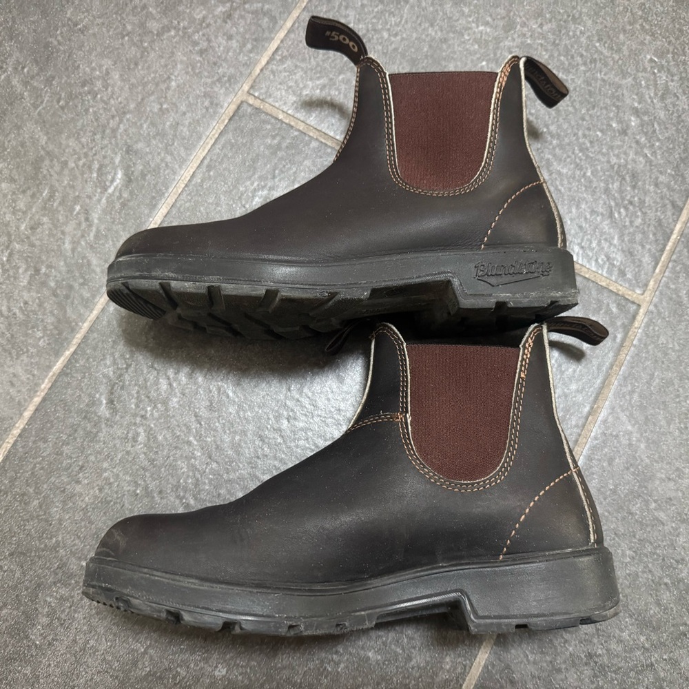 Blundstone Women's Stout Brown Chelsea Boots